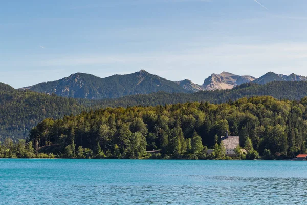Vista Del Lago Lago Walchensee Baviera —  Fotos de Stock