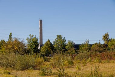 Endüstriyel baca Almanya, Augsburg, Haunstetten, 15 Eylül 2025