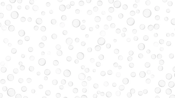 Burbujas de aire subacuáticas. Brilla en el agua o en el champán. Concepto de bebida efervescente fresca. Ilustración vectorial aislada sobre fondo blanco . — Archivo Imágenes Vectoriales
