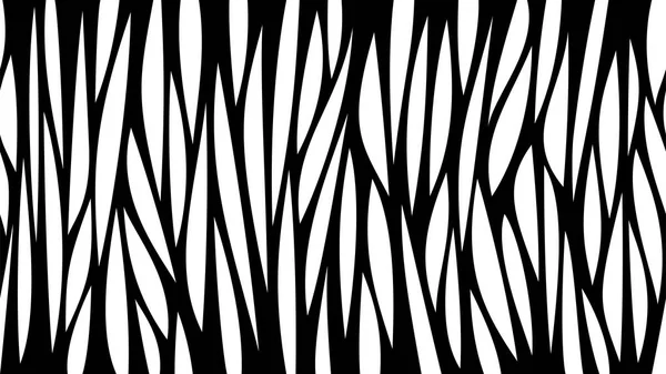 Abstrakt svart och vit horisontell sömlös bakgrund med linjer och hål. Laserskurna vektor mall. — Stock vektor