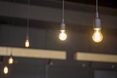 Retro loft tarzı filaman lambası ampul dekorasyon eski vintage modern café asılı