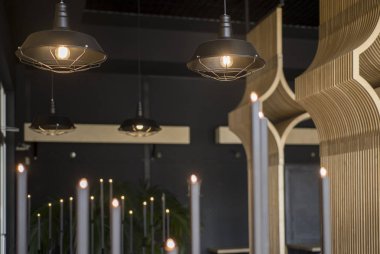 Retro loft tarzı filaman lambası ampul dekorasyon eski vintage modern café asılı