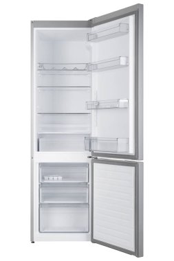 Beyaz Arka Plan üzerine izole buzdolabı. Modern Mutfak ve Do