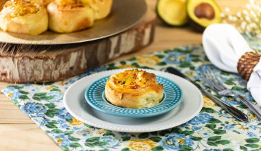 Avokado - vejetaryen Macar dilim