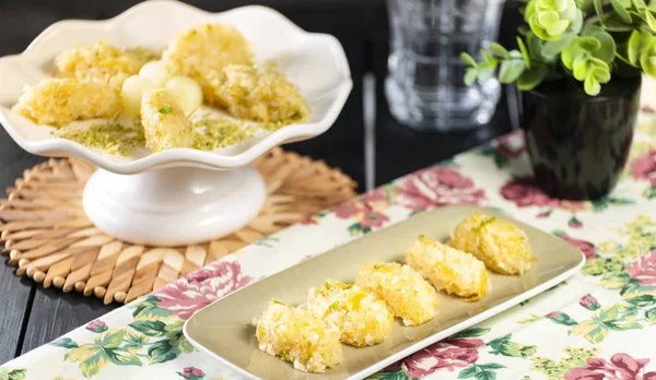 Melon Peel Kokos Godis Vegetarisk — Stockfoto