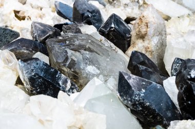 Birçok kuvars taş dokular.