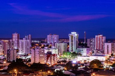 Bauru şehir manzarasına. Sao Paulo devlet iç. Brezilya