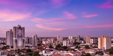 Bauru şehir manzarasına. Sao Paulo devlet iç. Brezilya