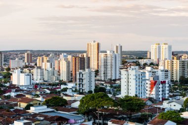 Bauru şehir manzarasına. Sao Paulo devlet iç. Brezilya