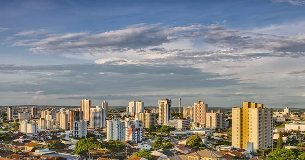 Panoramablick Auf Die Stadt Bauru Das Innere Des Staates Sao — Stockfoto