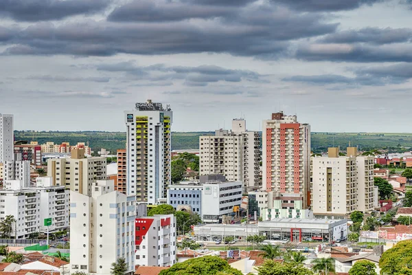 Bauru şehir manzarasına. Sao Paulo devlet iç. Brezilya