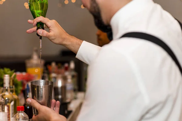 Preparação Bebida Bar Para Evento — Fotografia de Stock