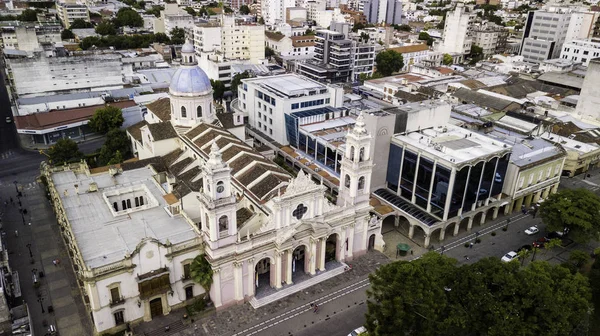 Salta/Salta/Arjantin - 01.01.19: Salta Başpiskoposluk. 19. yüzyıl süslü Katedrali. Arjantin