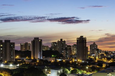 Bauru şehir manzarasına. Sao Paulo devlet iç. Brezilya.