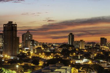 Bauru şehir manzarasına. Sao Paulo devlet iç. Brezilya.