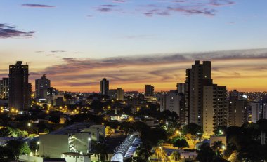 Bauru şehir manzarasına. Sao Paulo devlet iç. Brezilya.