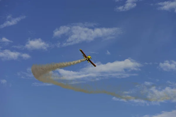 Samolot Akrobics Pokazy Lotnicze — Zdjęcie stockowe