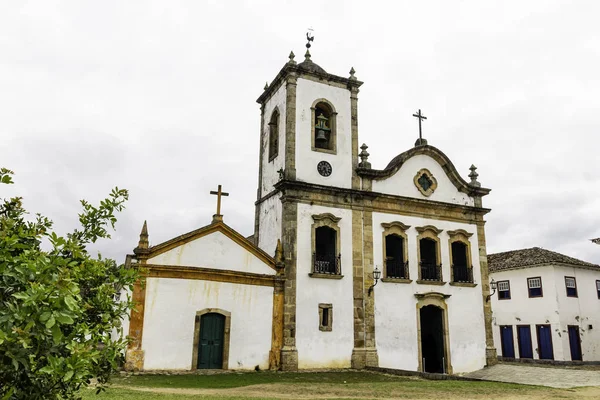 Igreja Santa Rita Paraty Rio Janeiro Brasil Paraty Município Colonial — Fotografia de Stock