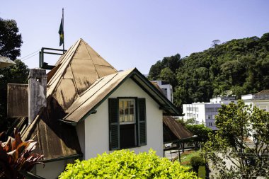 Petropolis, Rio de Janeiro, Brezilya - 16 Eylül 2019: Santos Dumont Evi
