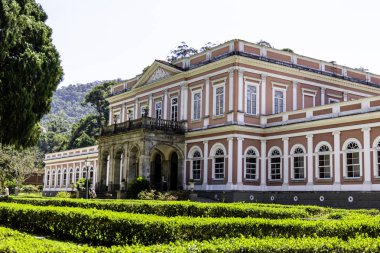 Petropolis, Rio de Janeiro, Brezilya - 18 Eylül 2019: İmparatorluk Müzesi