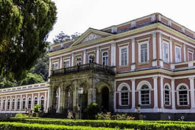 Petropolis, Rio de Janeiro, Brezilya - 18 Eylül 2019: İmparatorluk Müzesi