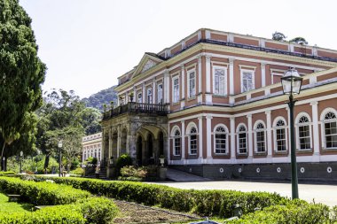 Petropolis, Rio de Janeiro, Brezilya - 18 Eylül 2019: İmparatorluk Müzesi