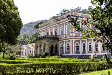 Petropolis, Rio de Janeiro, Brezilya - 18 Eylül 2019: İmparatorluk Müzesi