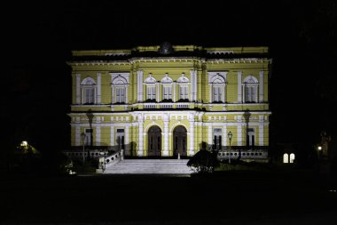 Petropolis, Rio de Janeiro, Brezilya - 16 Eylül 2019: Rio Negro Palace.