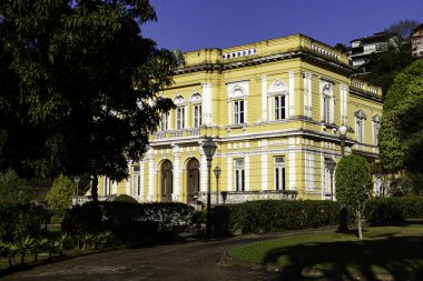 Petropolis, Rio de Janeiro, Brezilya - 16 Eylül 2019: Rio Negro Palace.
