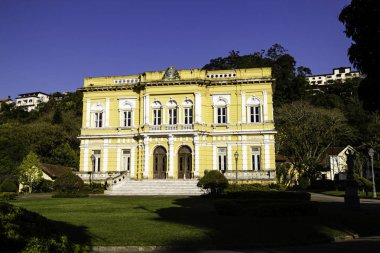 Petropolis, Rio de Janeiro, Brezilya - 16 Eylül 2019: Rio Negro Palace.