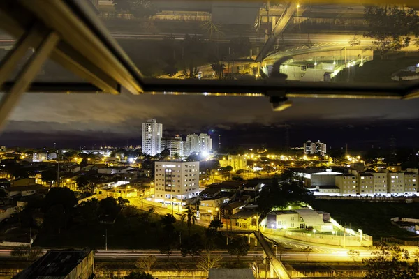 Vista Nocturna Ciudad Sao José — Foto de Stock