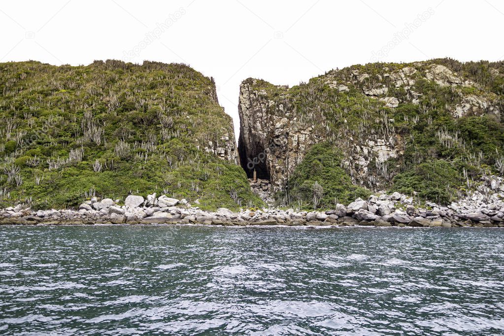 Tourist Attraction, Nossa Senhora Slit, Arraial do Cabo, Rio de Janeiro, Brazil.