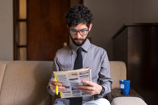 Negocios Latinos Jóvenes Busca Trabajo Concepto Fracaso Despido — Foto de Stock