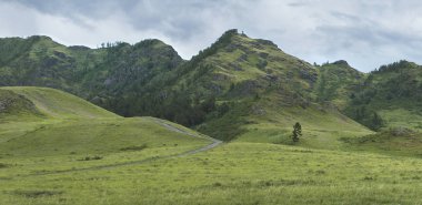 Rocky Dağları'nda yol Panoraması