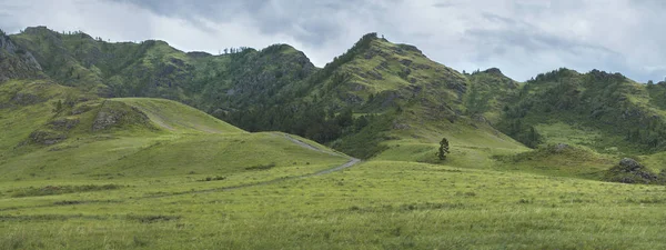 Panorama Carretera Las Montañas Rocosas — Foto de Stock