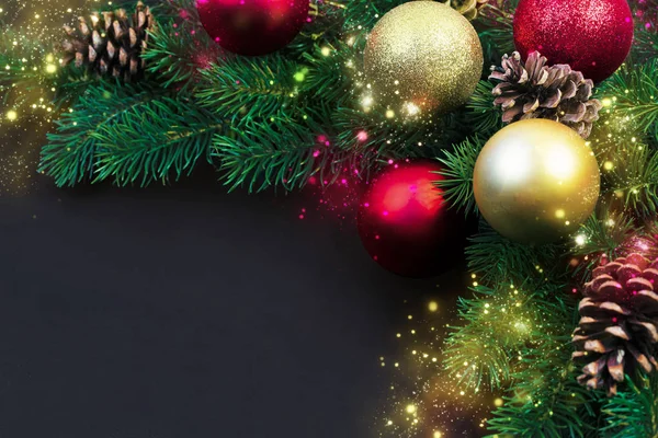 Greetingson Noel için boş Noel kartı / Noel köknar b