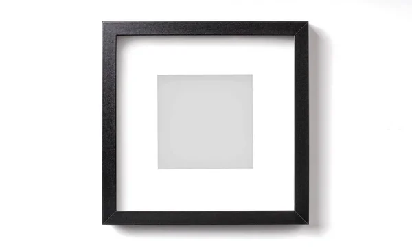 黒い正方形の額縁 — ストック写真