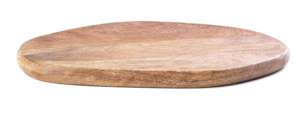 Wooden oval kitchen board — Stock Photo, Image