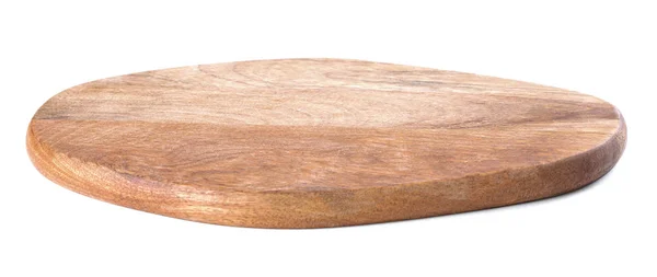 Wooden oval kitchen board — Stock Photo, Image