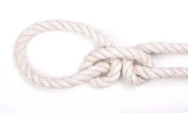Fragment of a nautical rope — Stock Photo, Image