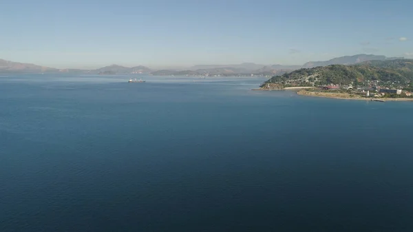 Bahía marítima con buques de carga. — Foto de Stock