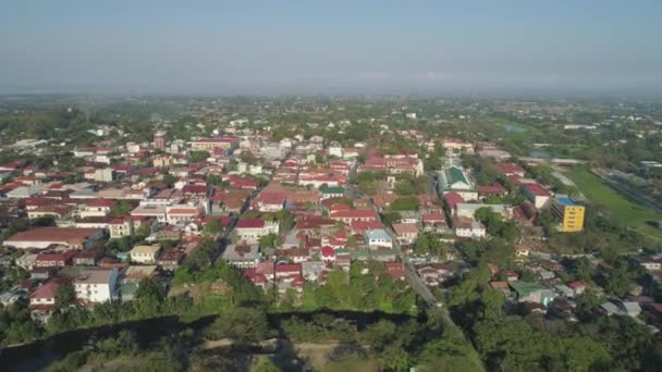 Spanyol Tarzı Vigan Filipinler Luzon Tarihi Sömürge Kasaba Vigan City — Stok video
