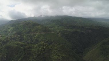 Filipinler 'deki Dağ Bölgesi.