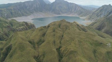 Crater Lake Pinatubo, Philippines, Luzon. clipart