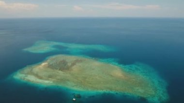 Mercan kayalıkları mercan adası, Bali.