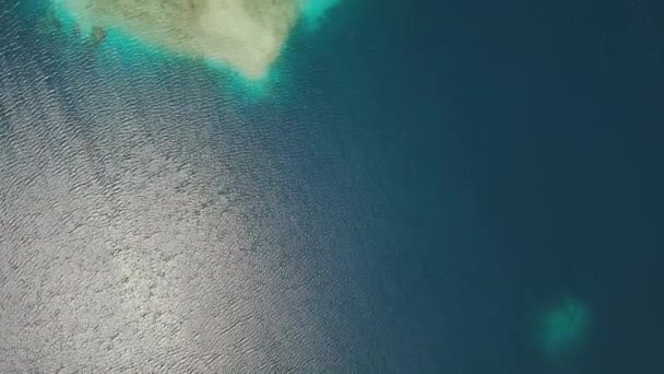 Korallenriff-Atoll, Bali. — Stockvideo