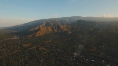 Dağ manzarası görünümünü. Bali