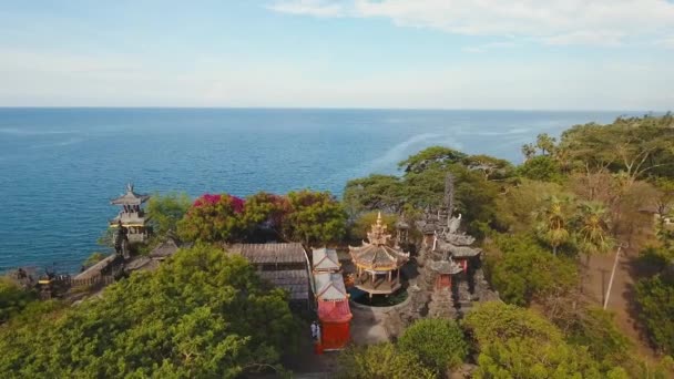 Temple hindou sur l'île Bali, Indonésie . — Video