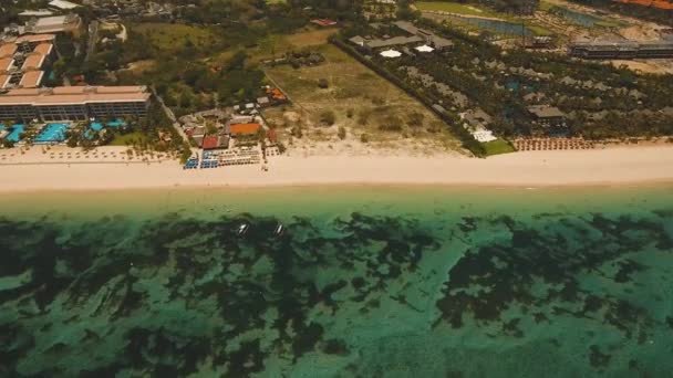 Luftaufnahme schöner Strand, Bali. — Stockvideo