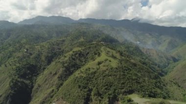 Filipinler 'deki Dağ Bölgesi.